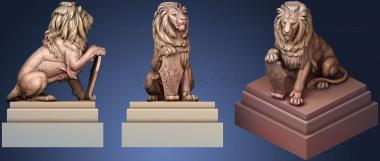 3D model lion 01 (STL)